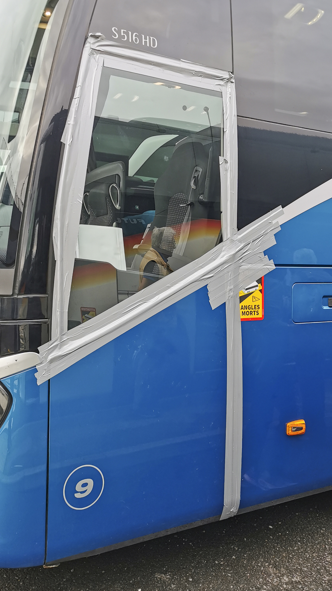Hoffentlich hält das Klebeband