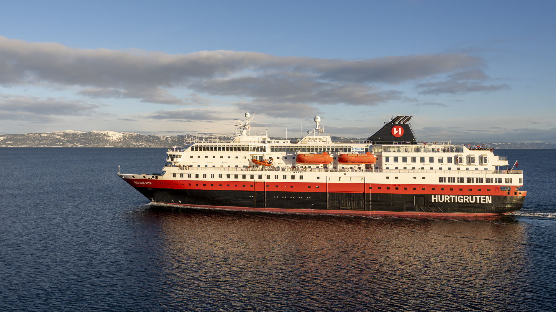 Schiff der Hurtigruten AS