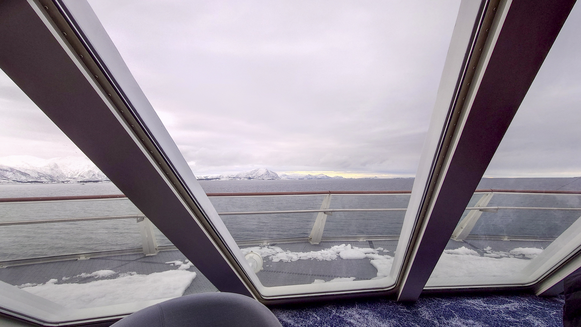 Aussicht auf dem Deck 9
