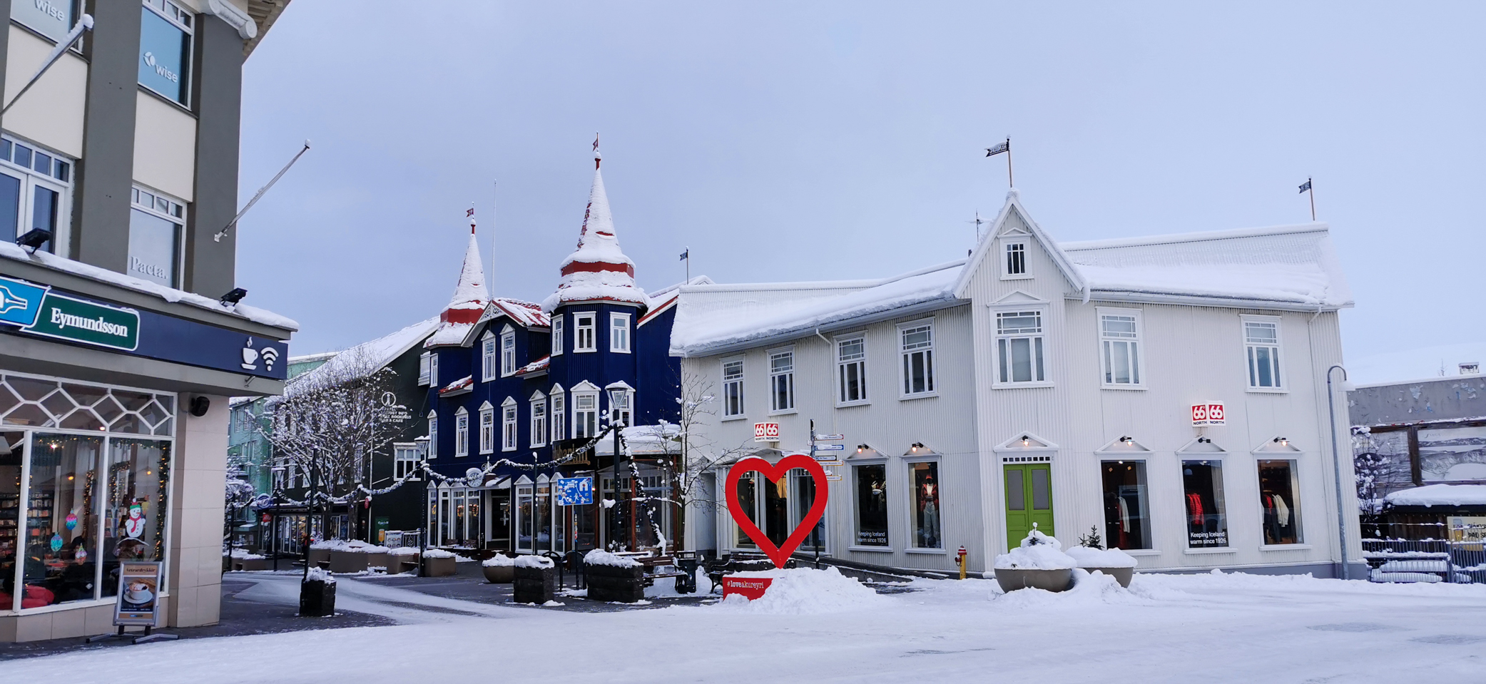 Akureyri, die Stadt der Herzen