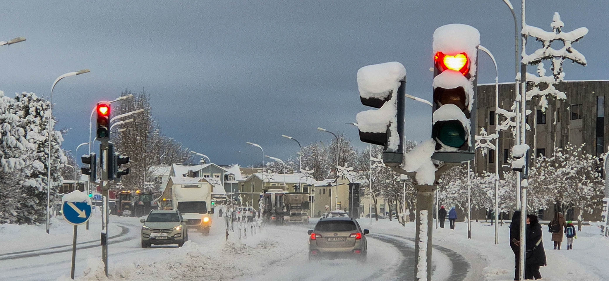 Ampel mit Herz